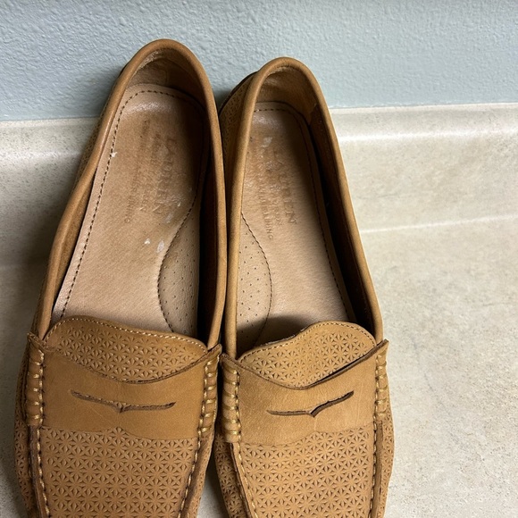 Lauren Ralph Lauren women’s Tan Camila Leather Loafers size 9.5B - Picture 2 of 7
